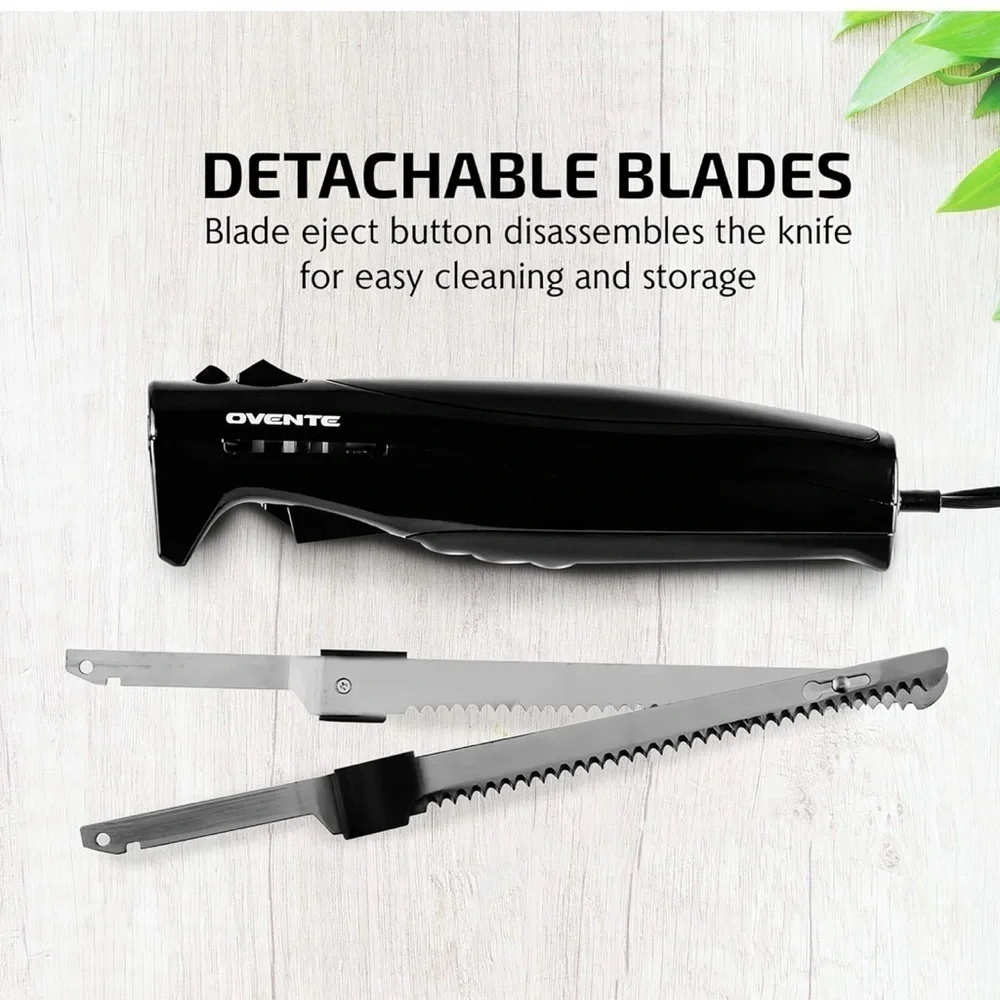 New in Box - Ovente Easy Slice Automatic Electric Knife with Stainless Steel